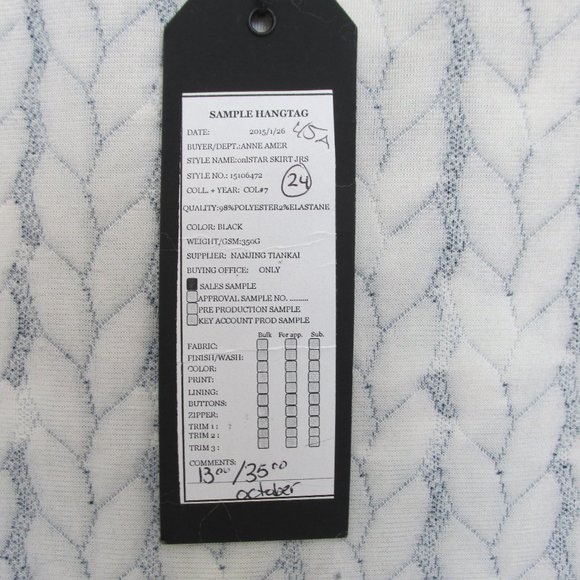 Only Sample Quilted Stars Skirt Fits Small/Medium - Picture 7 of 8